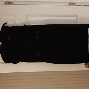 New W/Tags Women's Black Sharagano Stretch Sleeveless Dress Size 12